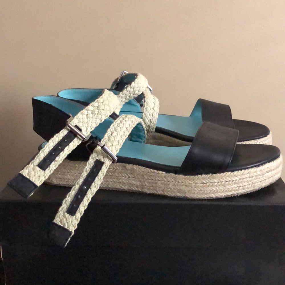Studio Pollini Yoox Leather sandals Sz 41 Sz 10